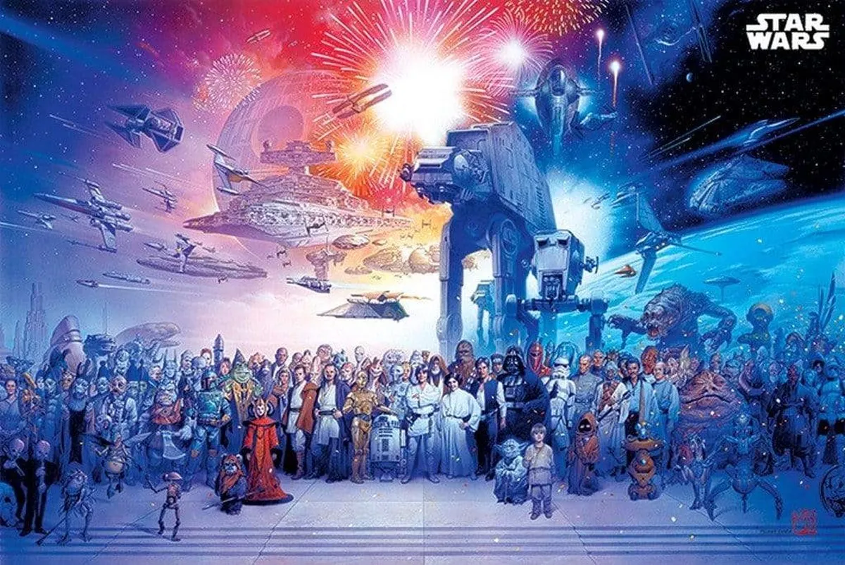 Star Wars Hole In The Wall Maxi Poster 61x91.5cm