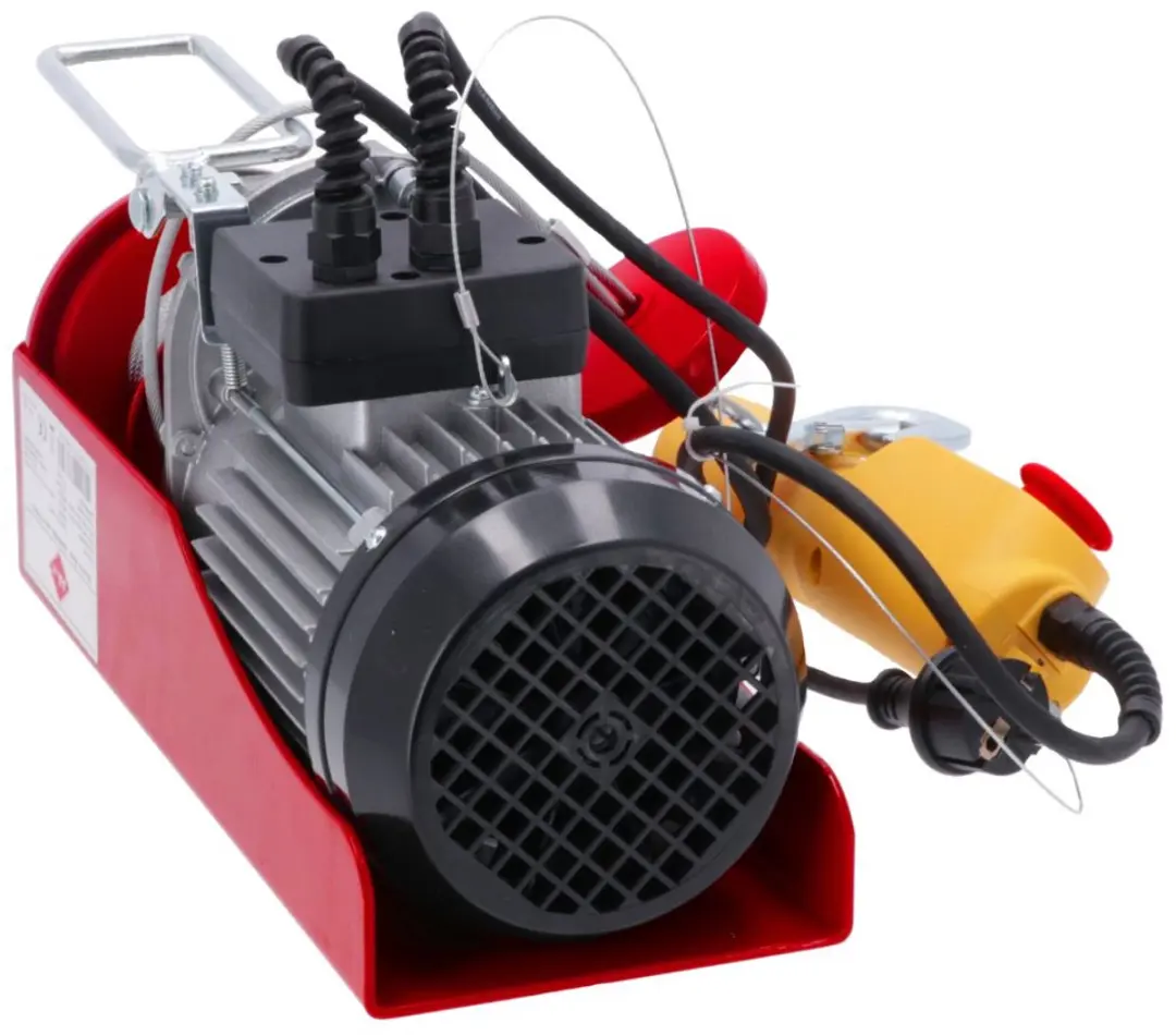 Airpress Elektrische Takel 495-990 Kg - Rood/Zwart/Zilver/Geel