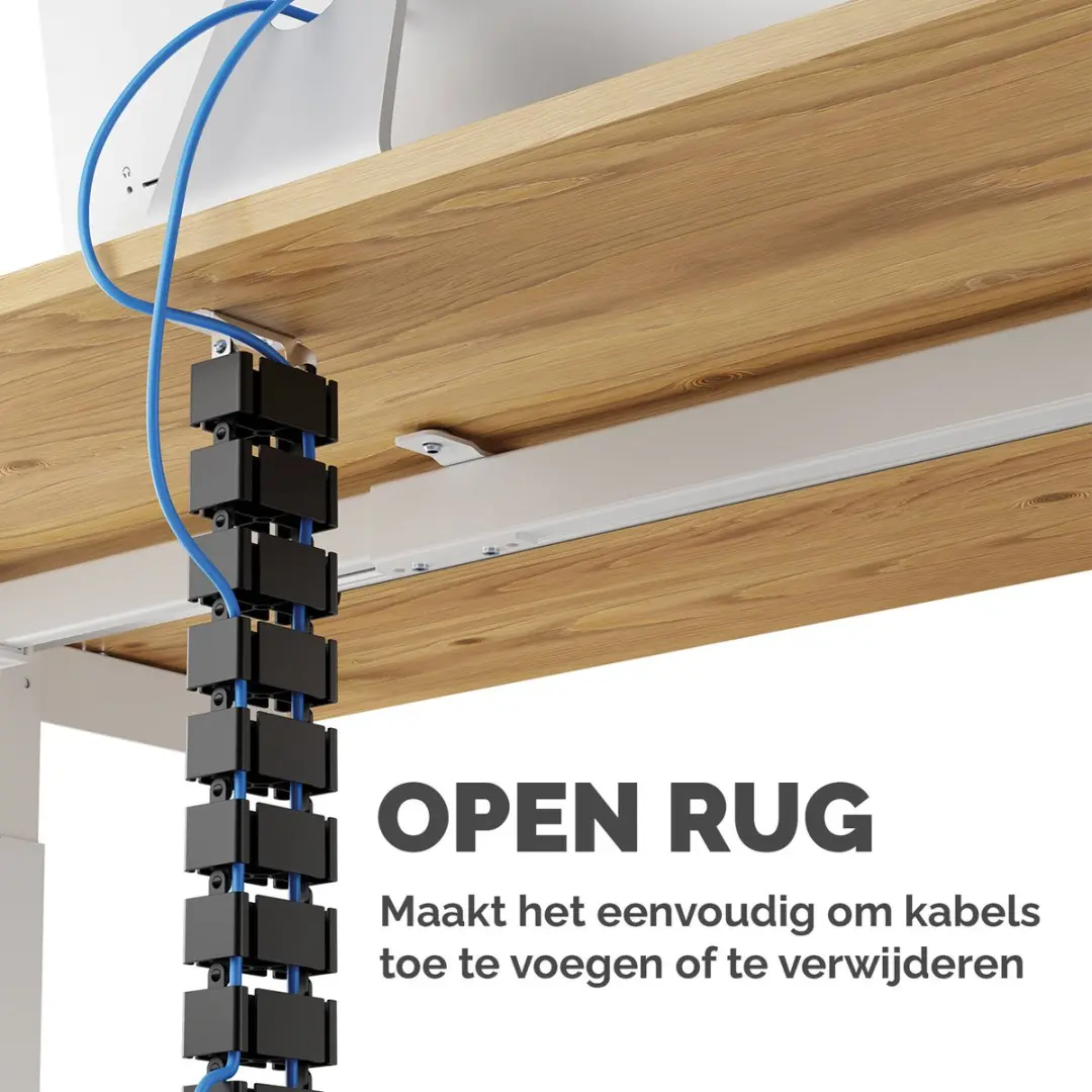 Fellowes Cablespine Kabelmanagement Slang 130cm - Zwart