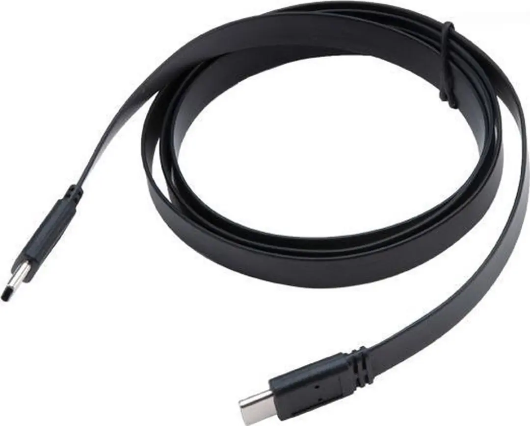 Akasa PROSLIM AK-CBUB46-10BK USB-C Kabel 10Gbps 1M - Zwart