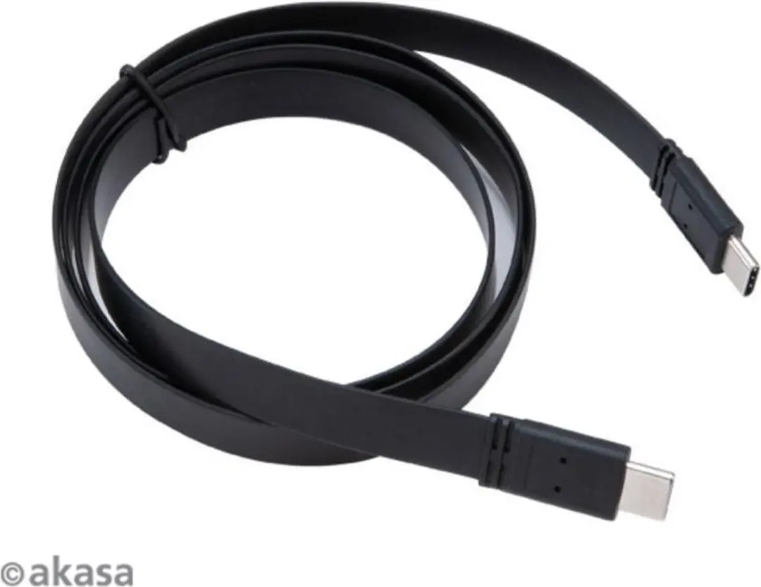 Akasa PROSLIM AK-CBUB46-10BK USB-C Kabel 10Gbps 1M