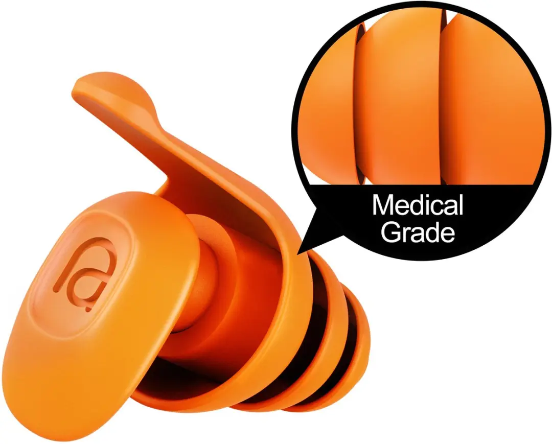 Mixx Assistive Audio Veiligheid Oordopjes 37dB - Herbruikbaar - Oranje