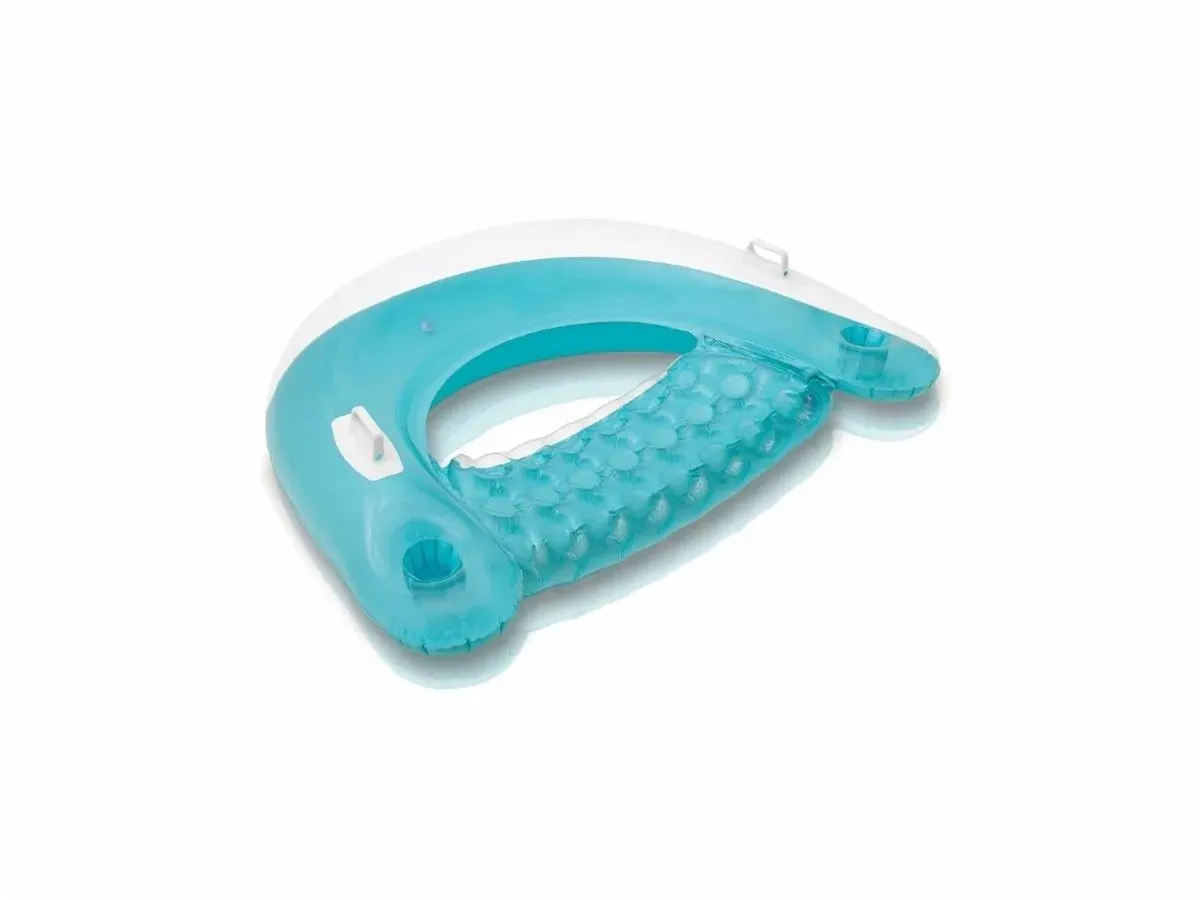 Intex Sit'n Float 152x99cm - Blauw/Oranje