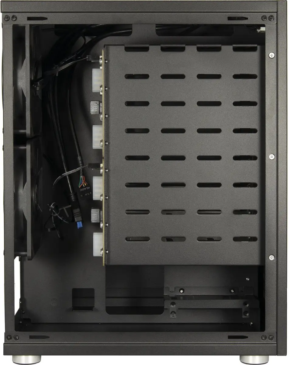 Intertech IPC NAS-88887392 Geheugenrek - 8 Lades - Zwart