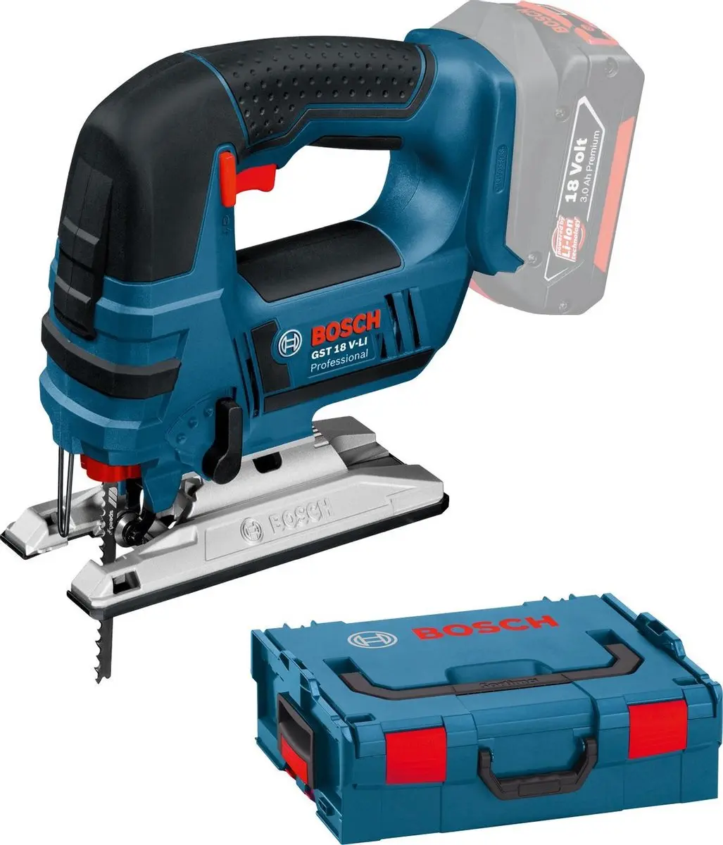 Bosch Professional GST 18 V-LI B Decoupeerzaagmachine - 2700 r/min - 3 Zaagbladen