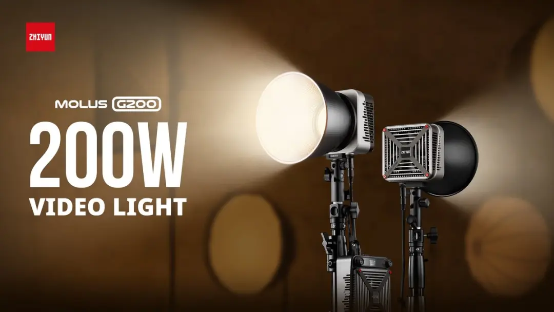 Zhiyun MOLUS G200 LED Licht - 200W - Zwart