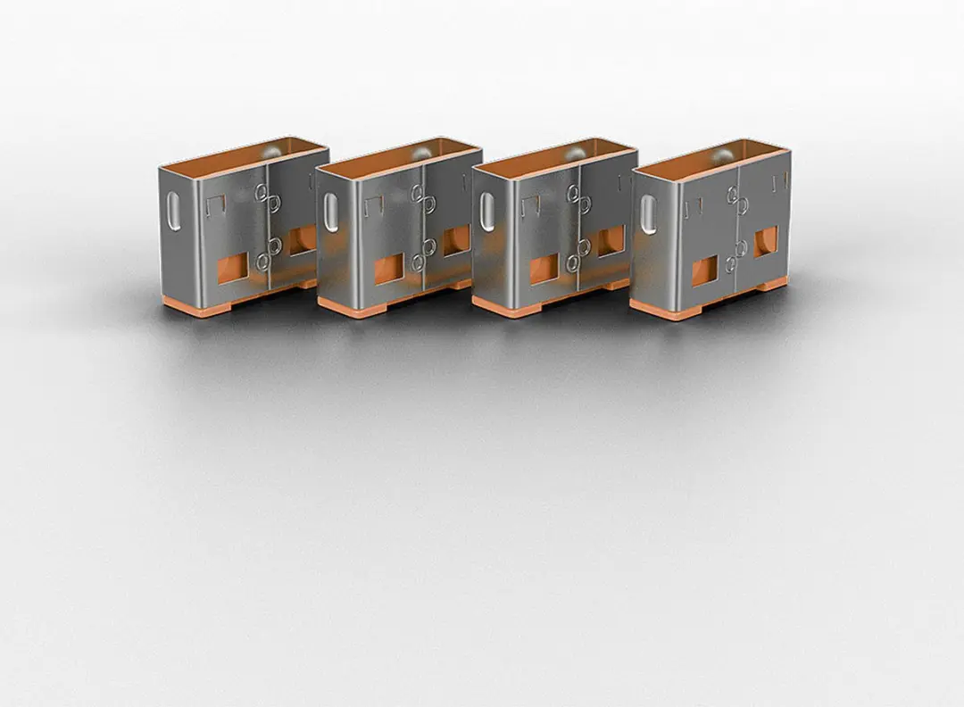 Lindy USB-Lock + Key USB-A-slot Set