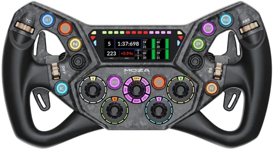 Moza Racing KS Pro Stuurwiel 300mm - HD Display & Dual Clutch Paddles