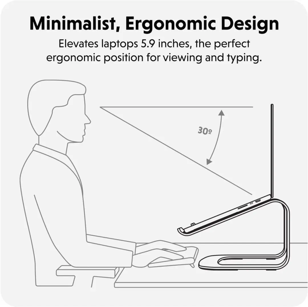Hyper HyperSpace Laptop Stand HS1110GYGL
