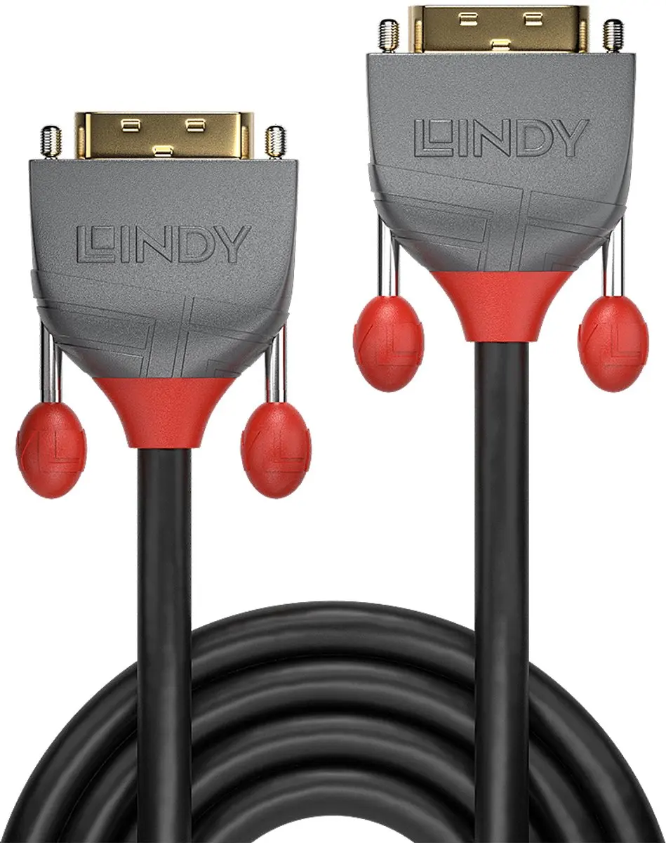 Lindy DVI-D Kabel 36221 - 1m - Zwart