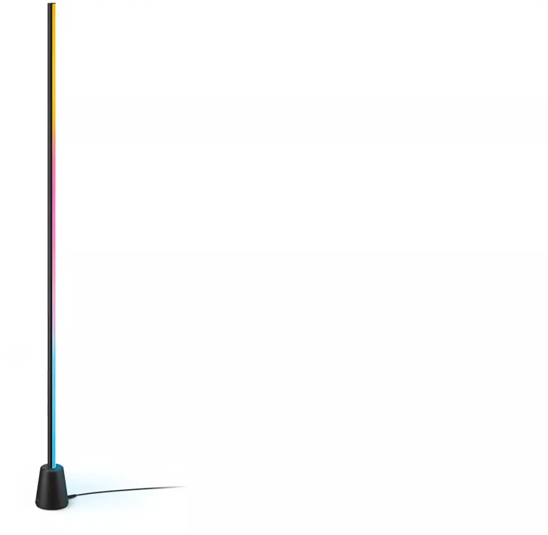 WiZ Gradient Vloerlamp - 9.7W RGB - 140cm - Zwart - afbeelding 2 van 6