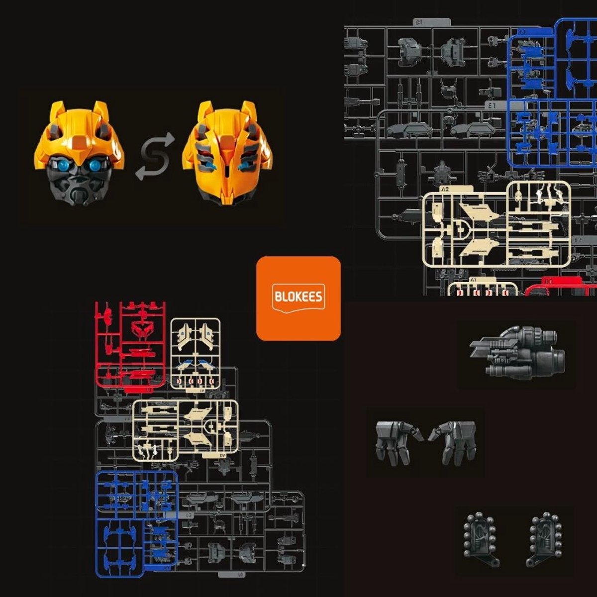 Blokees - Bumblebee Classic Class 23 Transformers Dark of the Moon Model Kit | Auto bots G1 Action Figure Edition | Age of the Primes | Technisch Robot Modelbouw | Educatief speelgoed bouwpakketten volwassenen & kinderen | Legacy War for Cybertron