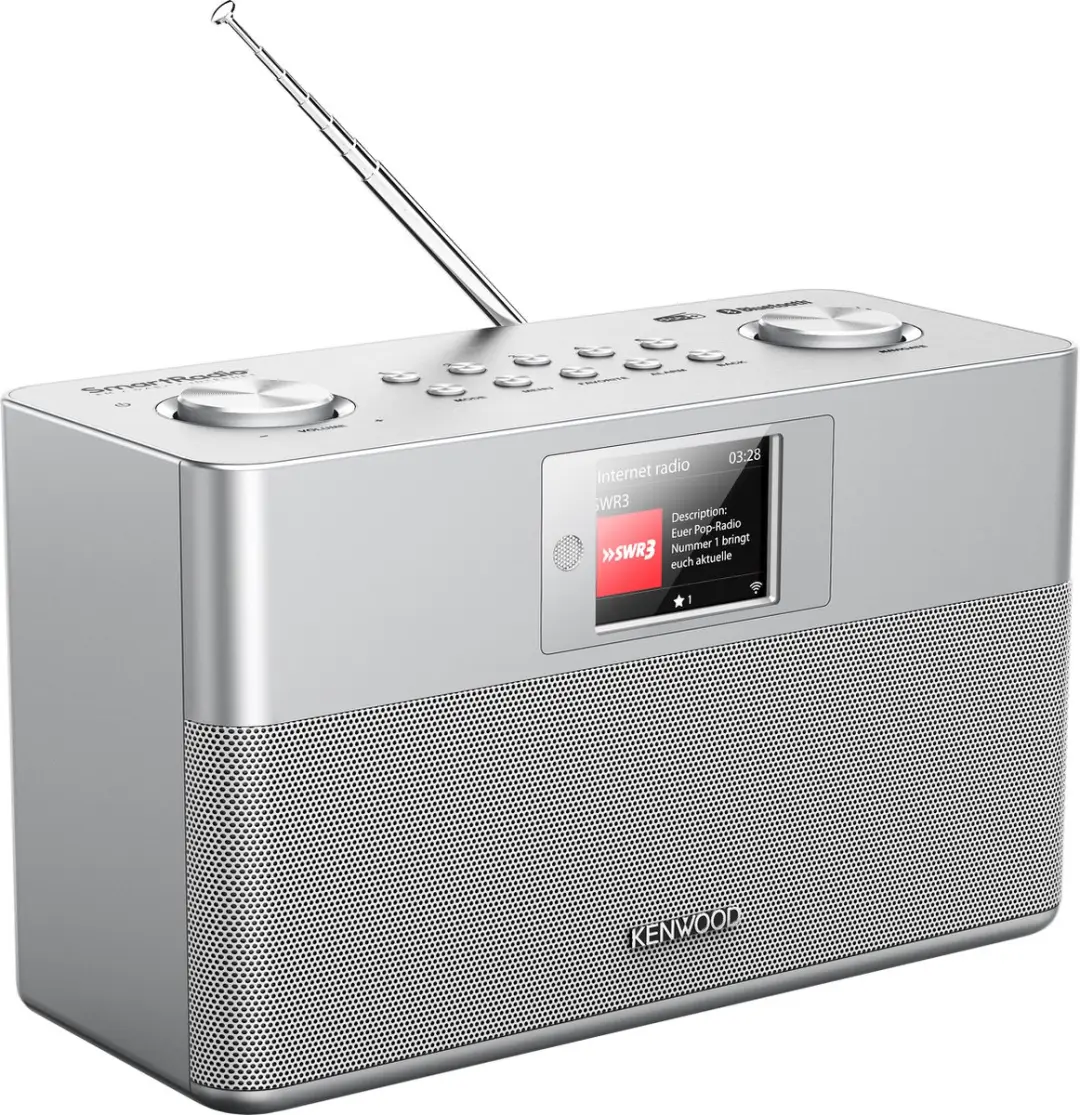 Kenwood CR-ST100S Smart Internetradio - DAB+ - Zilver