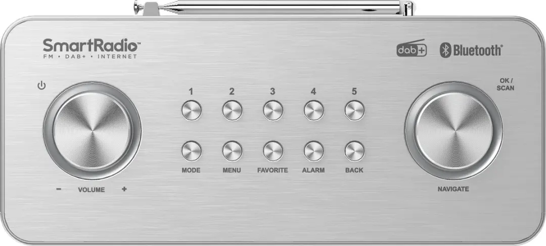 Kenwood CR-ST100S Smart Internetradio - DAB+ - Zilver