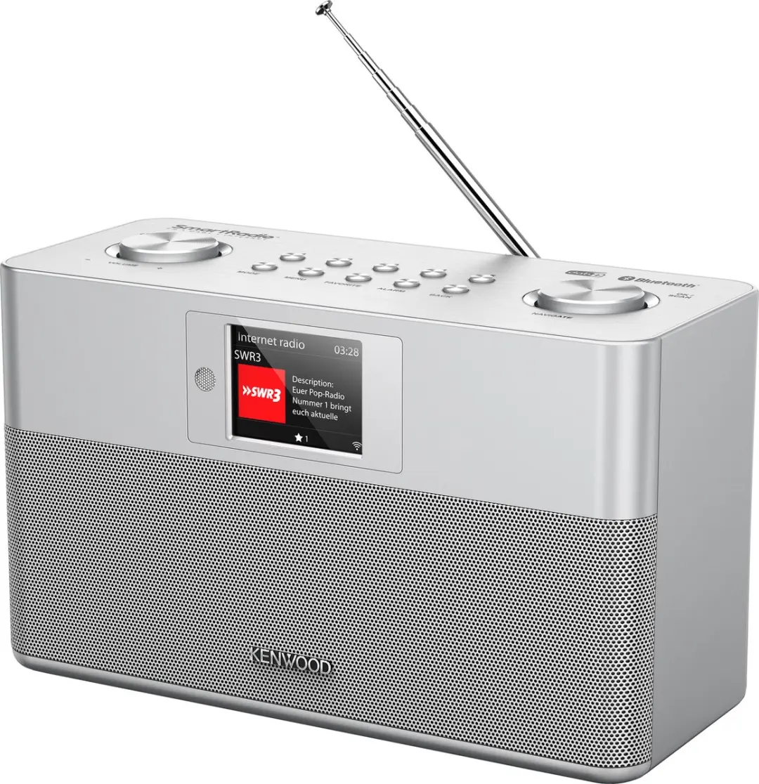 Kenwood CR-ST100S Smart Internetradio - DAB+ - Zilver - afbeelding 6 van 6