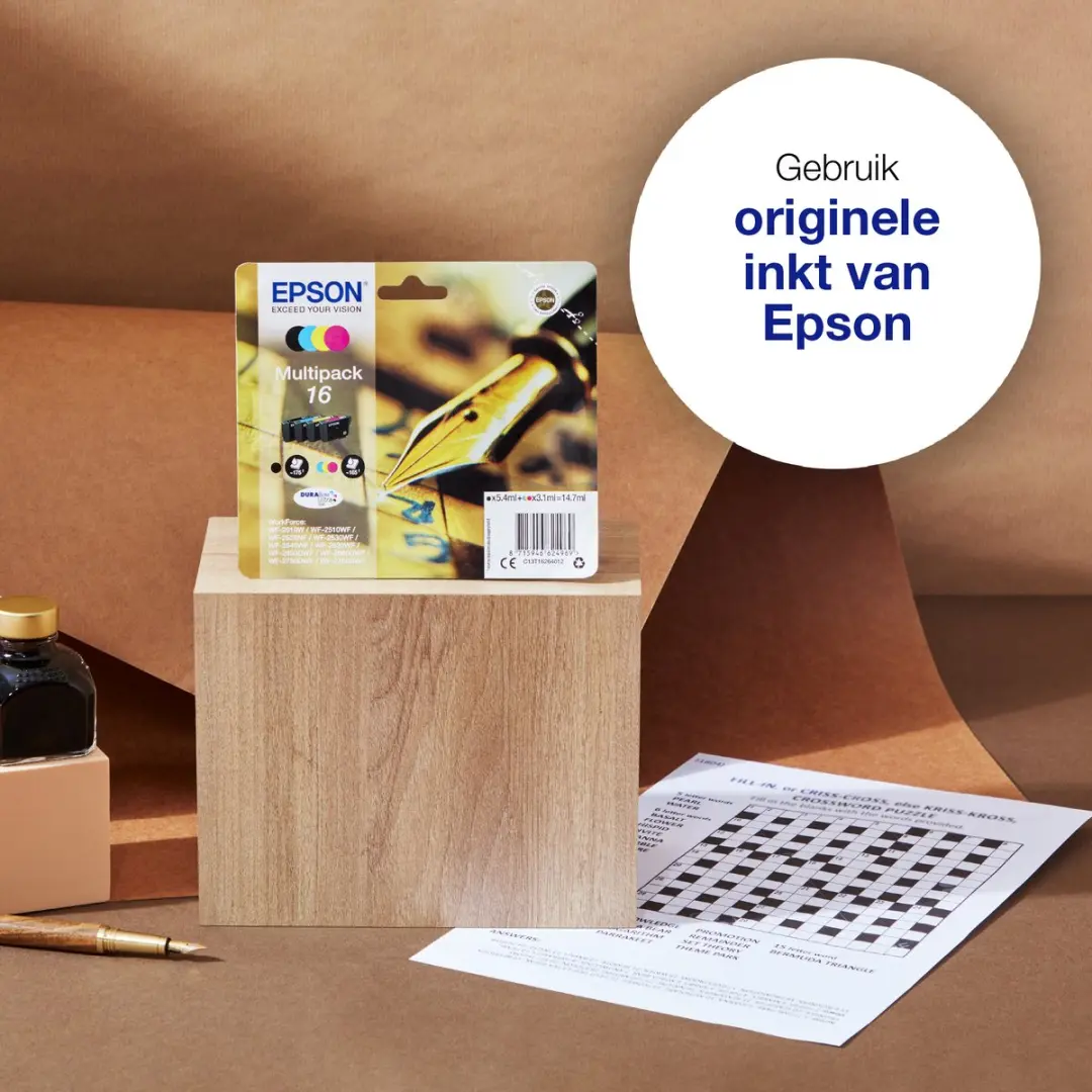 Epson Pen & Crossword Multipack 16 Stuks - Zwart - afbeelding 6 van 6