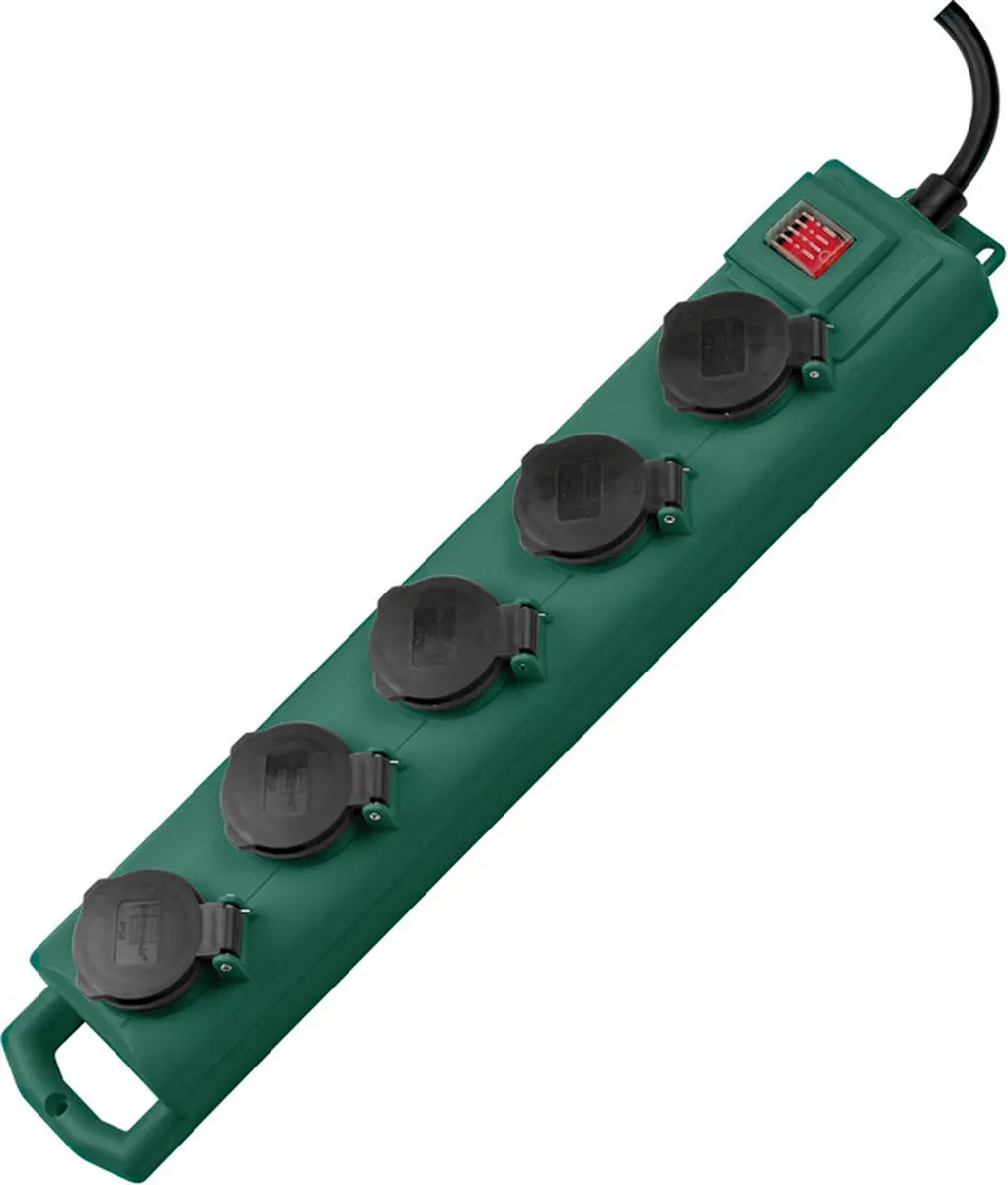 Brennenstuhl Super-Solid SL 554 DE Tuinstekkerdoos 5-voudig 5m