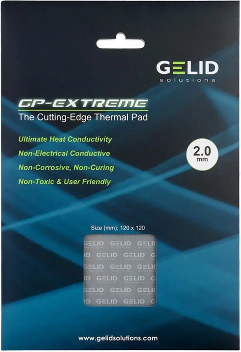 Gelid Solutions TP-GP01-S-E Koelpasta - 120x120x3.0mm Grijs