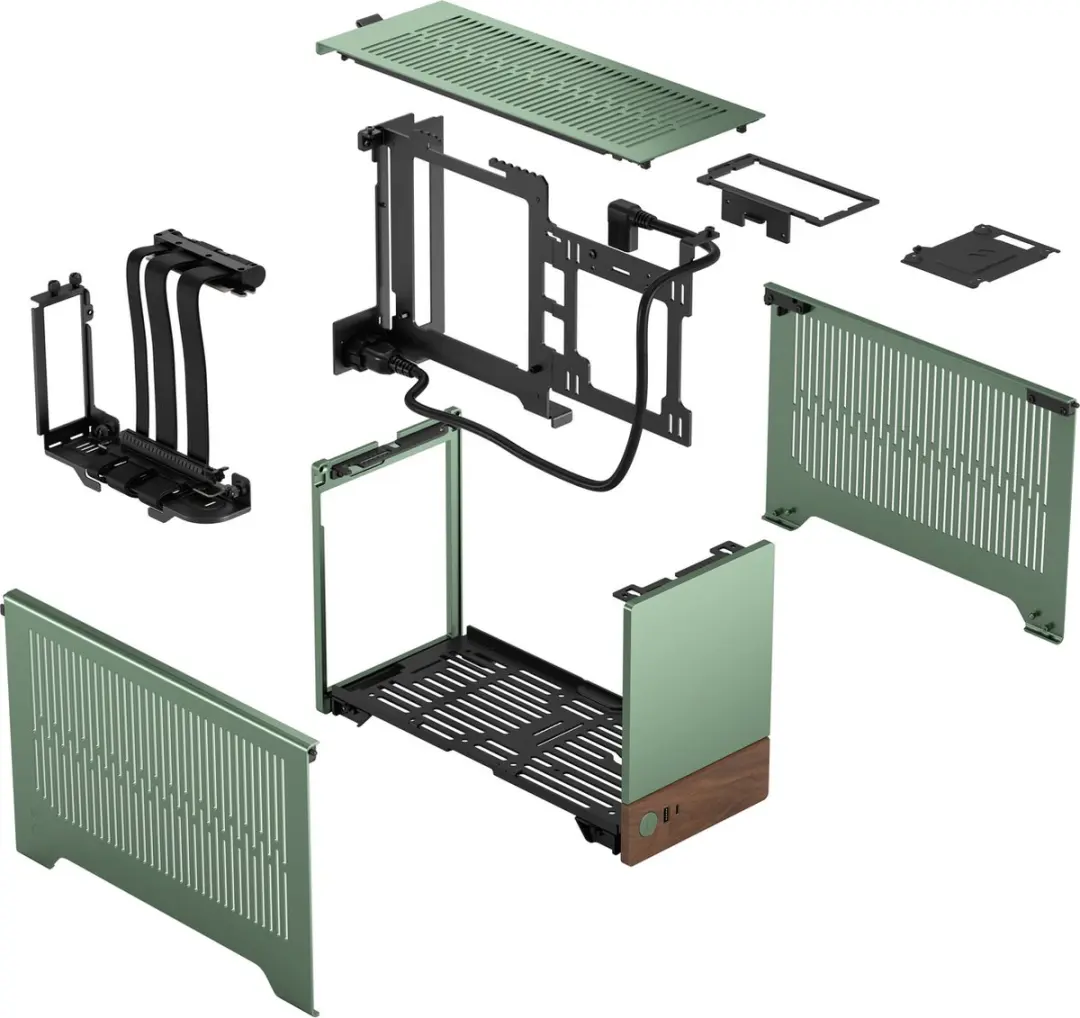 Fractal Design Terra SFF Mini-ITX PC Gehäuse - Groen