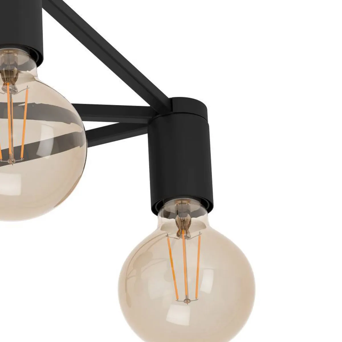 Eglo Speke Plafondlamp E27 - 5 Lichtpunten - 41,5 cm Zwart