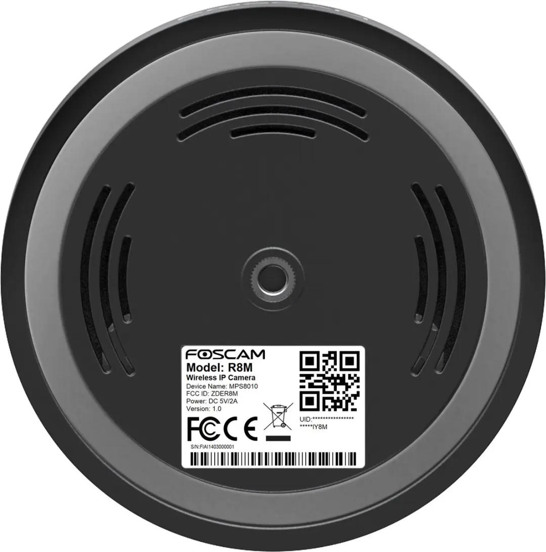 Foscam R8M Binnen 4K IP Camera - Wit