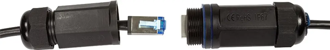 Logilink CQ7123S Netwerkkabel CAT 6A 30m - Zwart