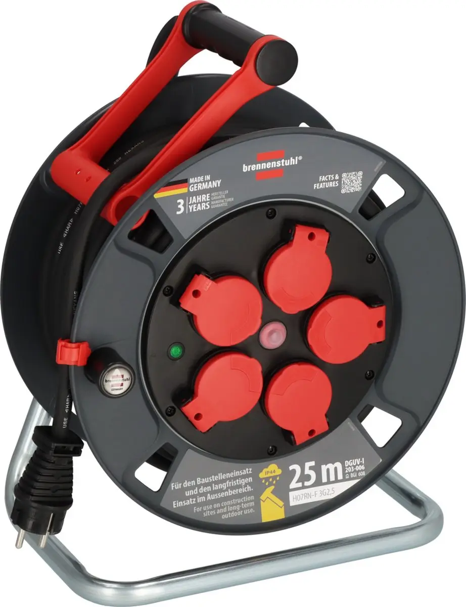 Brennenstuhl Professional Kabelhaspel 300 KU 2200