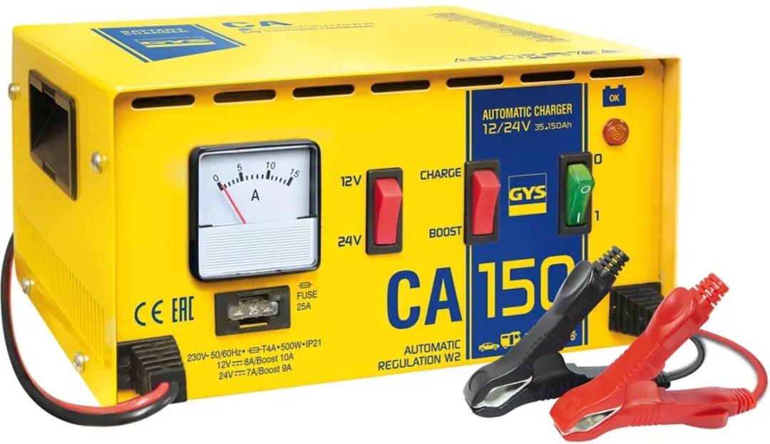 Gys Automatische Acculader CA 150 12/24V