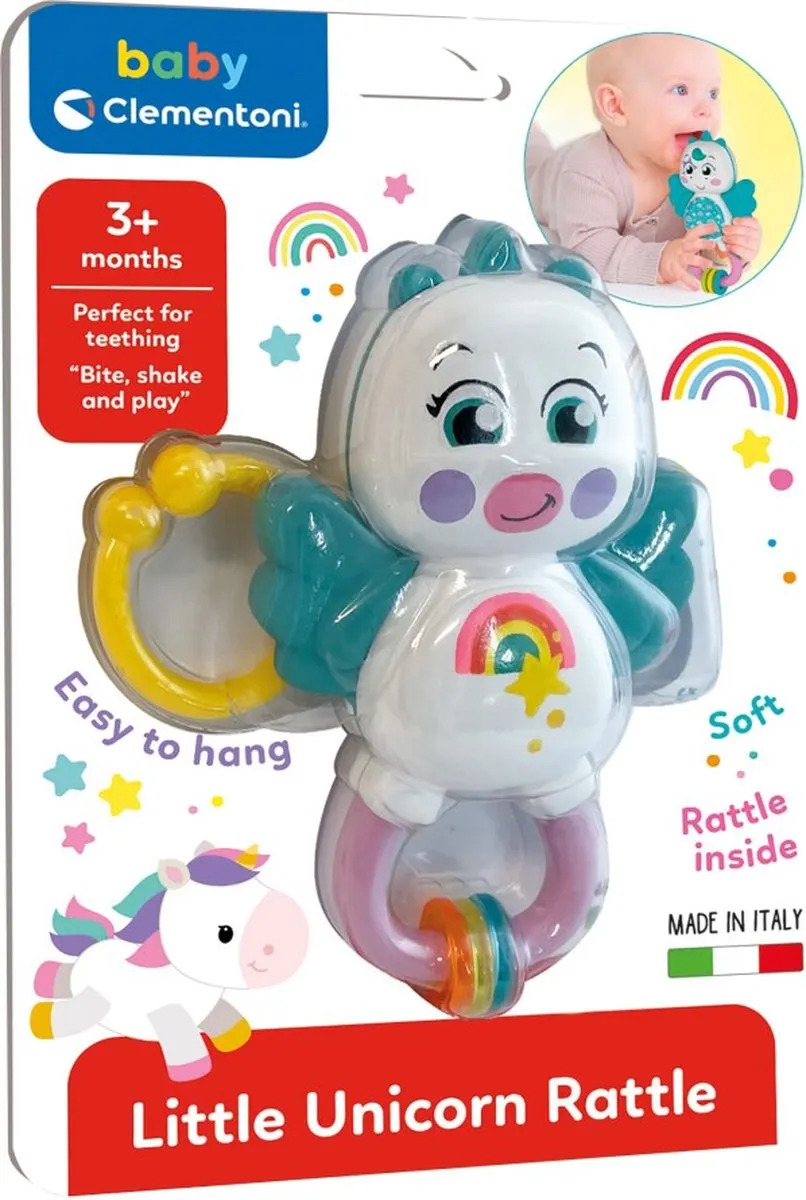 Clementoni Rammelaar Eenhoorn - Multicolor