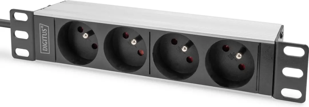 Digitus DN-95418-FR Rackstekkerdoos 4x Type E