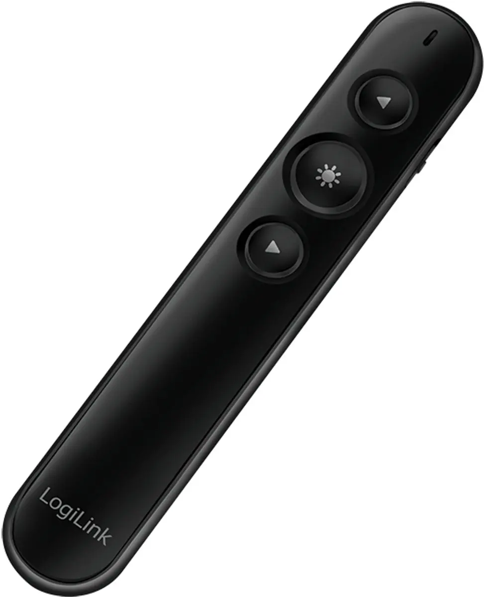 Logilink ID0190 Draadloze Presenter - 2.4 GHz - Laserpointer - Zwart