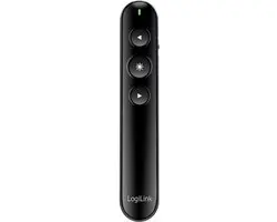 Logilink ID0190 Draadloze Presenter - 2.4 GHz - Laserpointer - Zwart