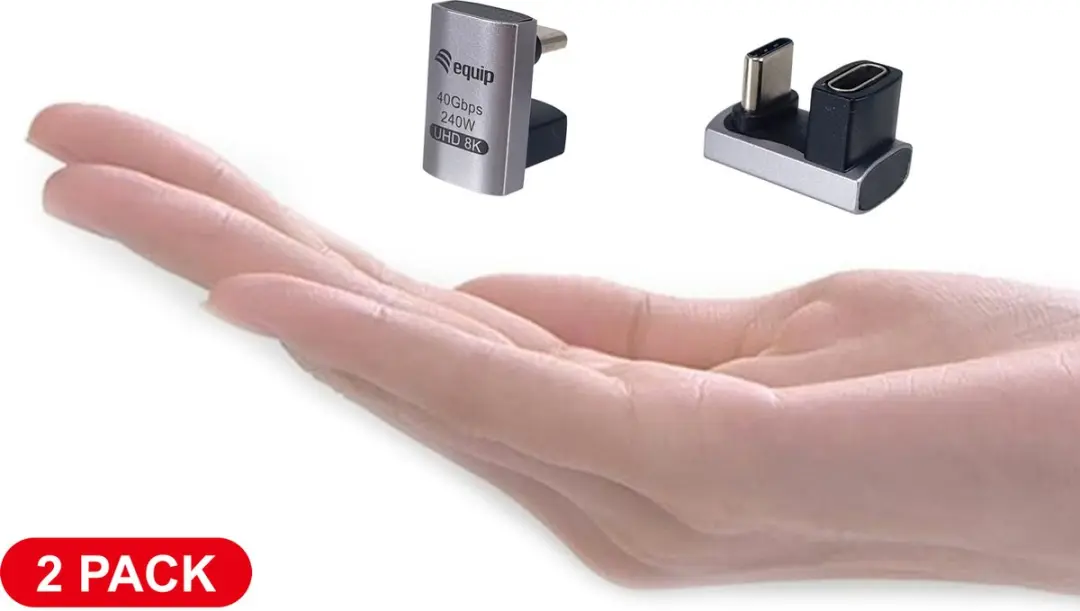 Equip 133477 USB-C Adapter 240W PD - 40Gbps - 2 Stuks