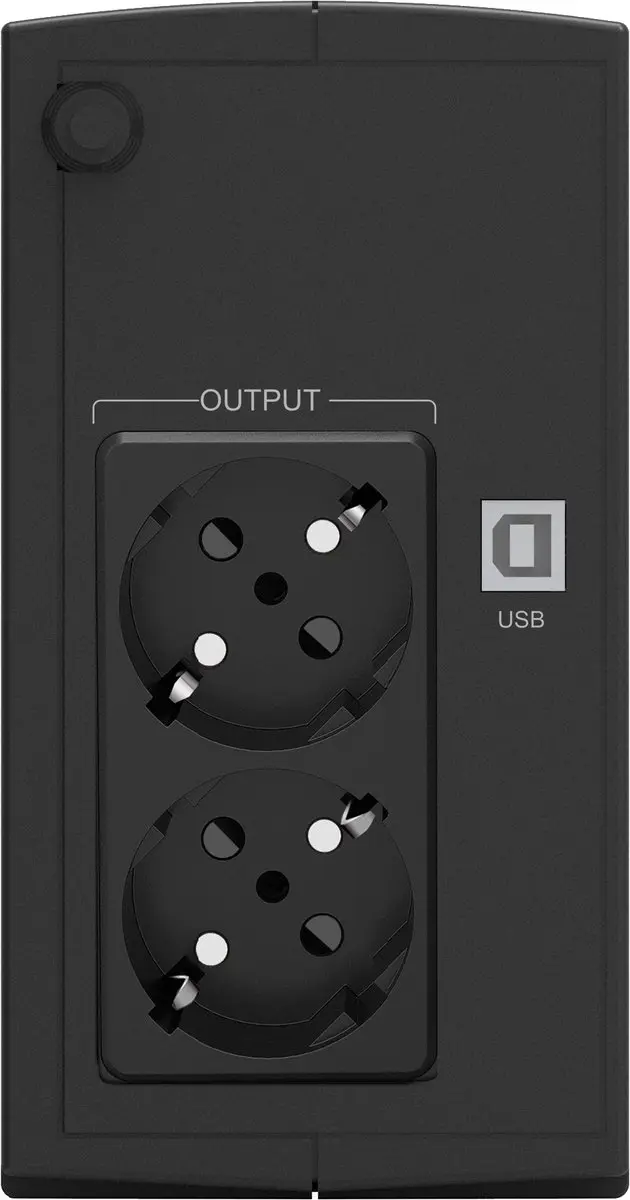 PowerWalker Basic VI 850 SB UPS - 480W - 2 Stopcontacten - Zwart