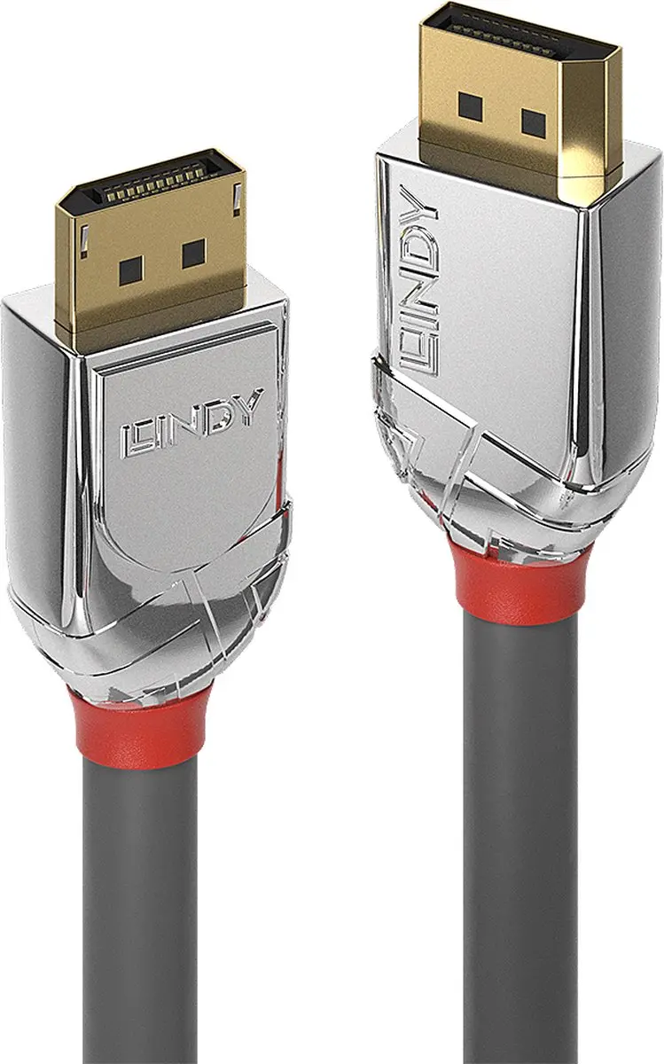 Lindy CROMO DisplayPort Kabel 2m - 4K - Zilver