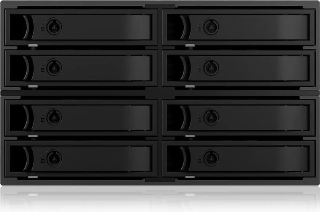 Icy Box IB-2281MSK MiniSAS Geheugenbehuizing - Zwart