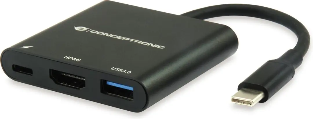 USB Hub Conceptronic DONN01B Black