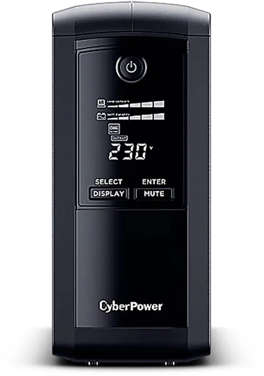 CyberPower VP1000ELCD UPS 1000VA 550W - 4 Stopcontacten
