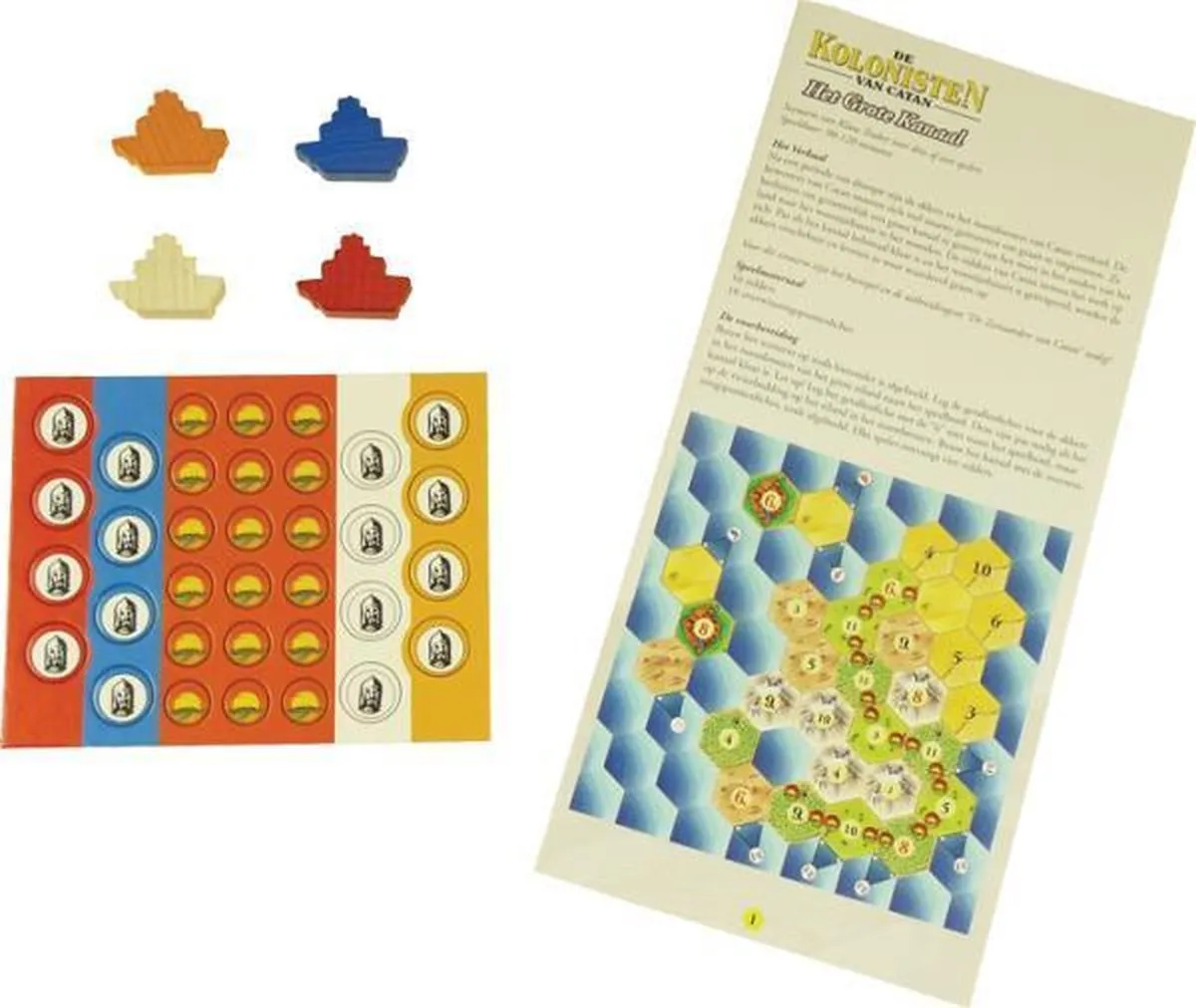 999 Games De Kolonisten van Catan Het Grote Kanaal - 3-4 Spelers