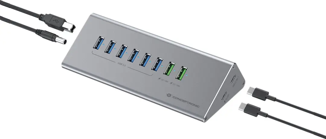 Conceptronic HUBBIES18G USB 3.2 Hub
