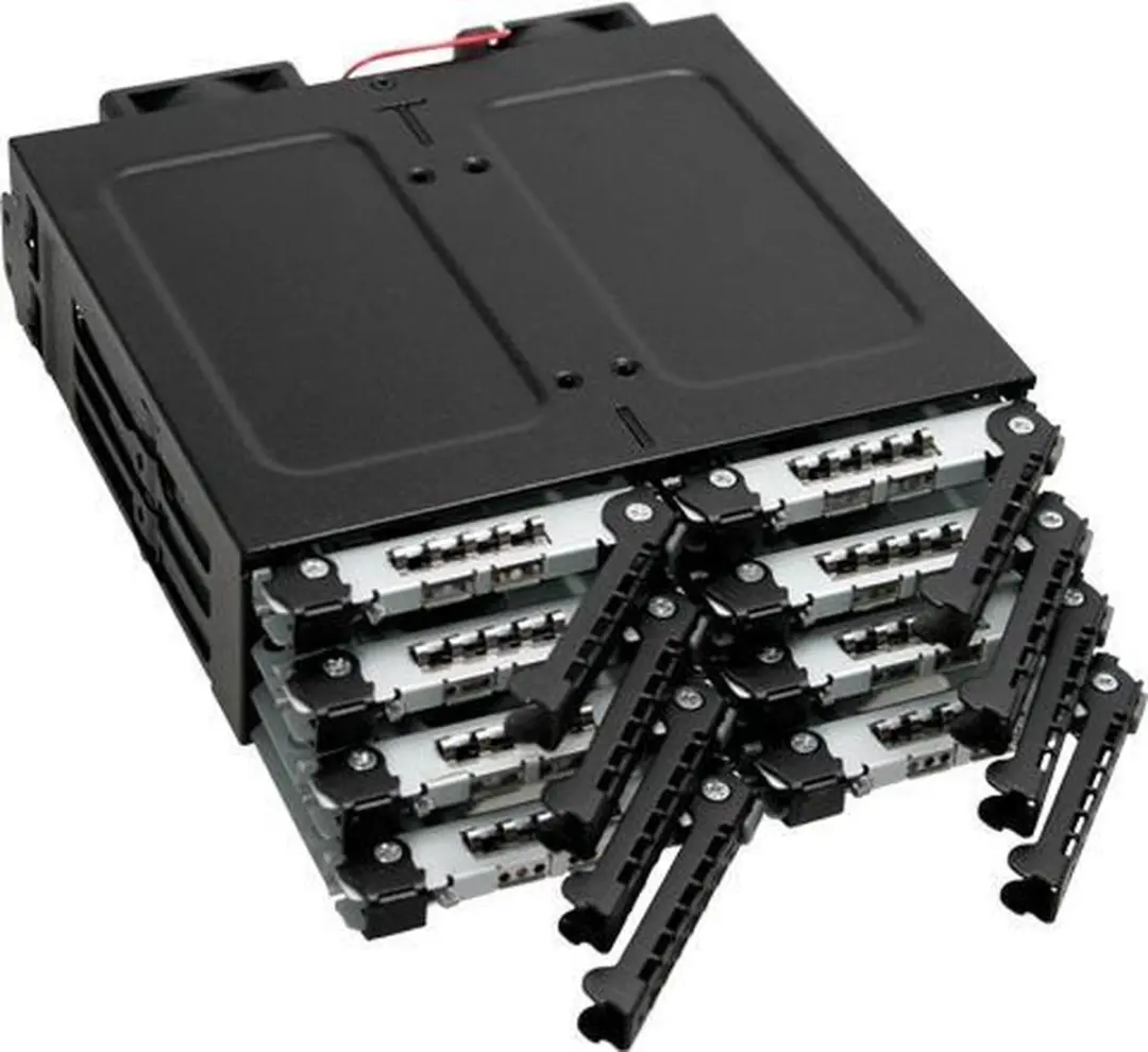 Icy Dock MB998SP-B Opslagbehuizing 8x 2.5" - Zwart
