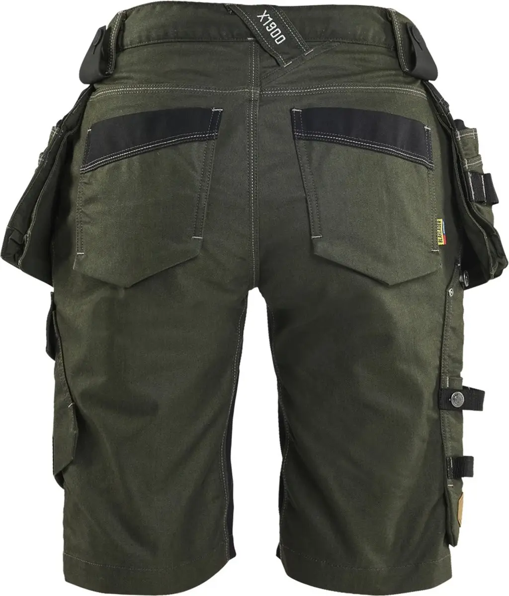 Blåkläder Dames Werkbroek X1900 7992-1141 - 44 Waldgrün/Schwarz