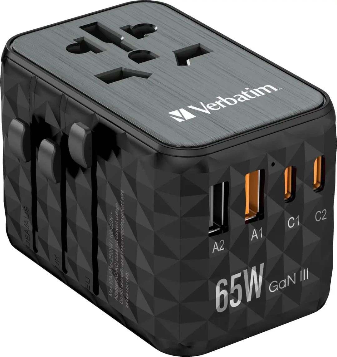Verbatim UTA-05 GaN III Universele Travel Adapter