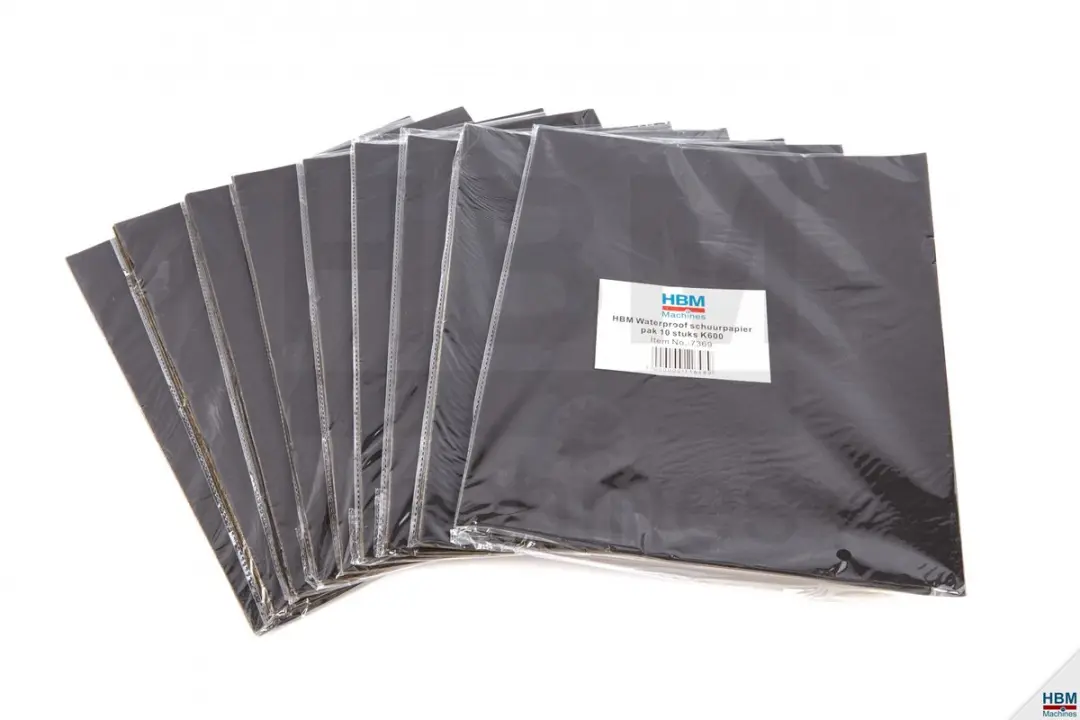 HBM Waterproof Schuurpapier K800 - 10 Stuks