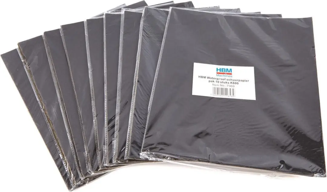 HBM Waterproof Schuurpapier K800 - 10 Stuks