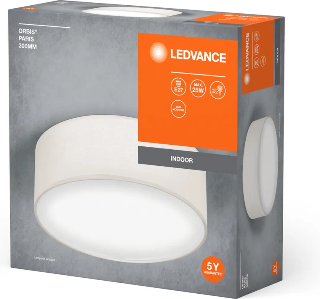 LEDVANCE Orbis Paris Plafondlamp 300mm - Beige