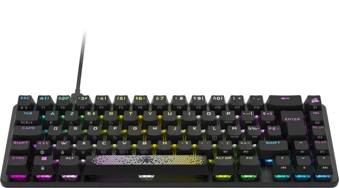 Corsair K65 Pro Mini AZERTY Gaming Toetsenbord - CH-91A401A-NA - Zwart