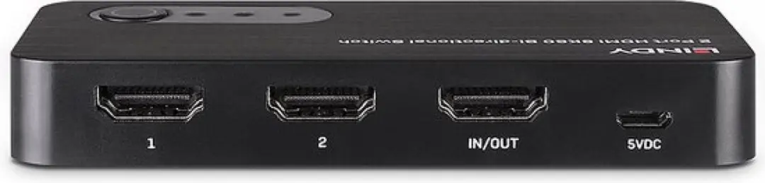 Lindy 38339 HDMI Switch Bidirectioneel - 7680x4320 - Zwart
