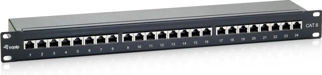 Equip Patch Panel 19" Cat.6 24-Port