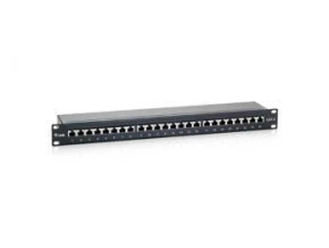 Equip Patch Panel 19" Cat.6 24-Port - 1U - Zwart
